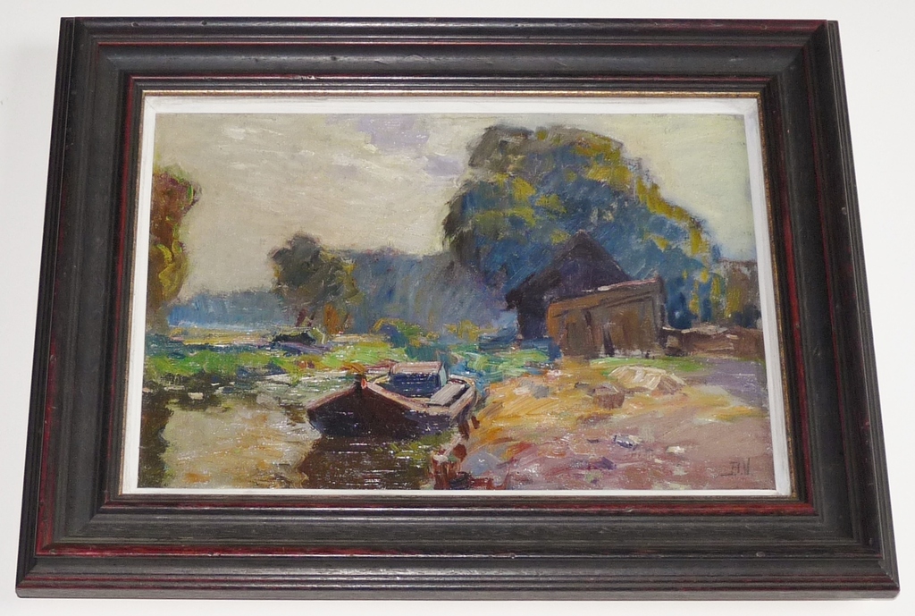 Ben Viegers: Olieverf op doek, Landschap kopen? Bied vanaf 375!