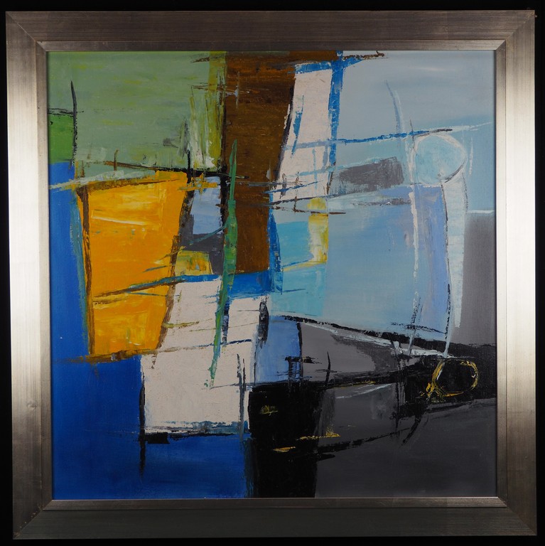 Han Teng: Origineel op linnen, zonder titel verkocht voor € 100!