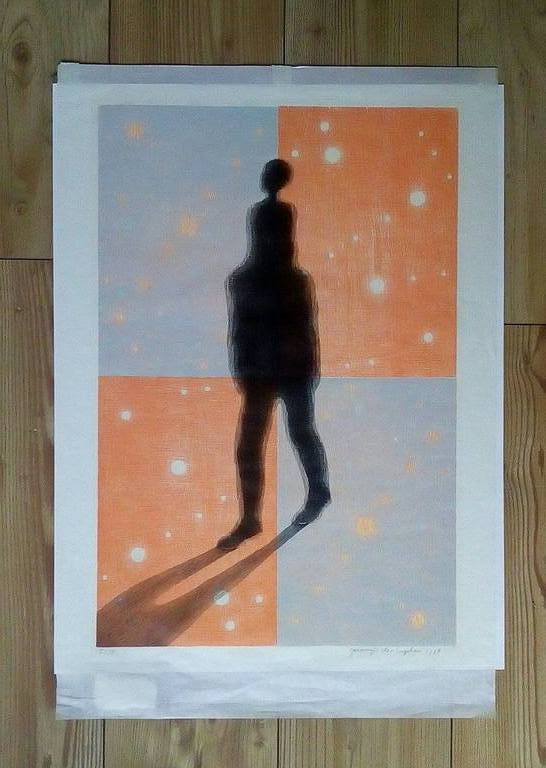 Jacomijn den Engelsen: houtsnede, Man en kind kopen? Bied vanaf 55!