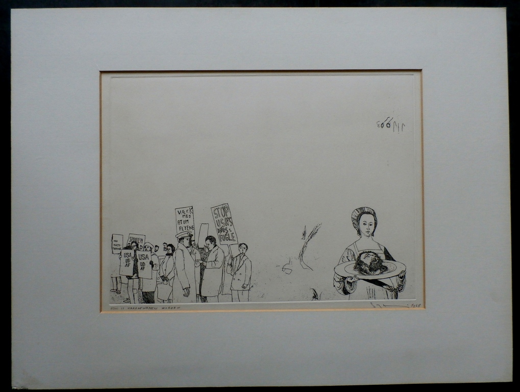 Sipke Huismans - ets: zijn is waargenomen worden - 1968 kopen? Bied vanaf 49!