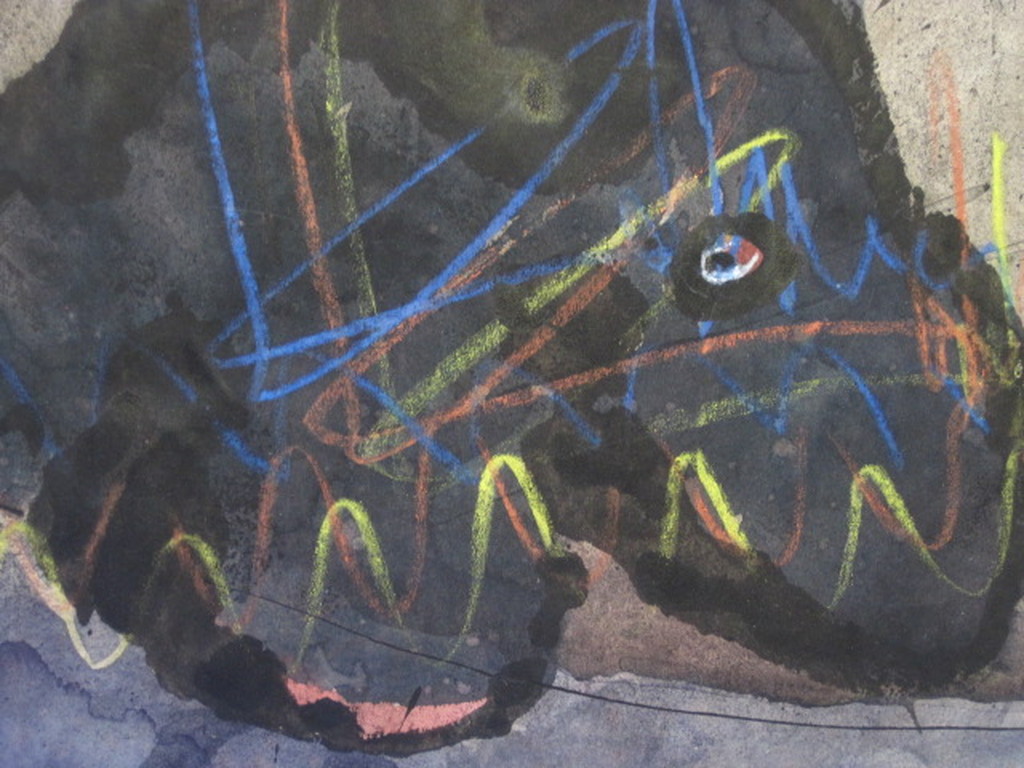 Originele abstract expressionisme 1960 CoBrA aquarel Serge Vandercam 1924-2005  kopen? Bied vanaf 1!