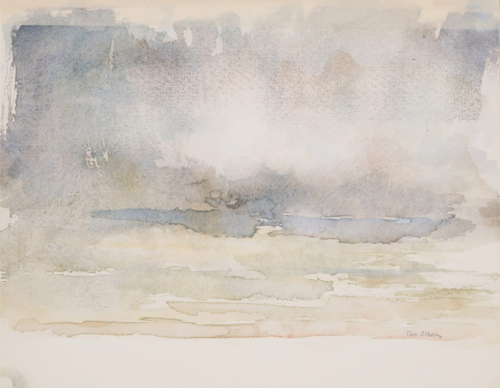 Ton Albers: Aquarel, Z.T. Landschap kopen? Bied vanaf 20!