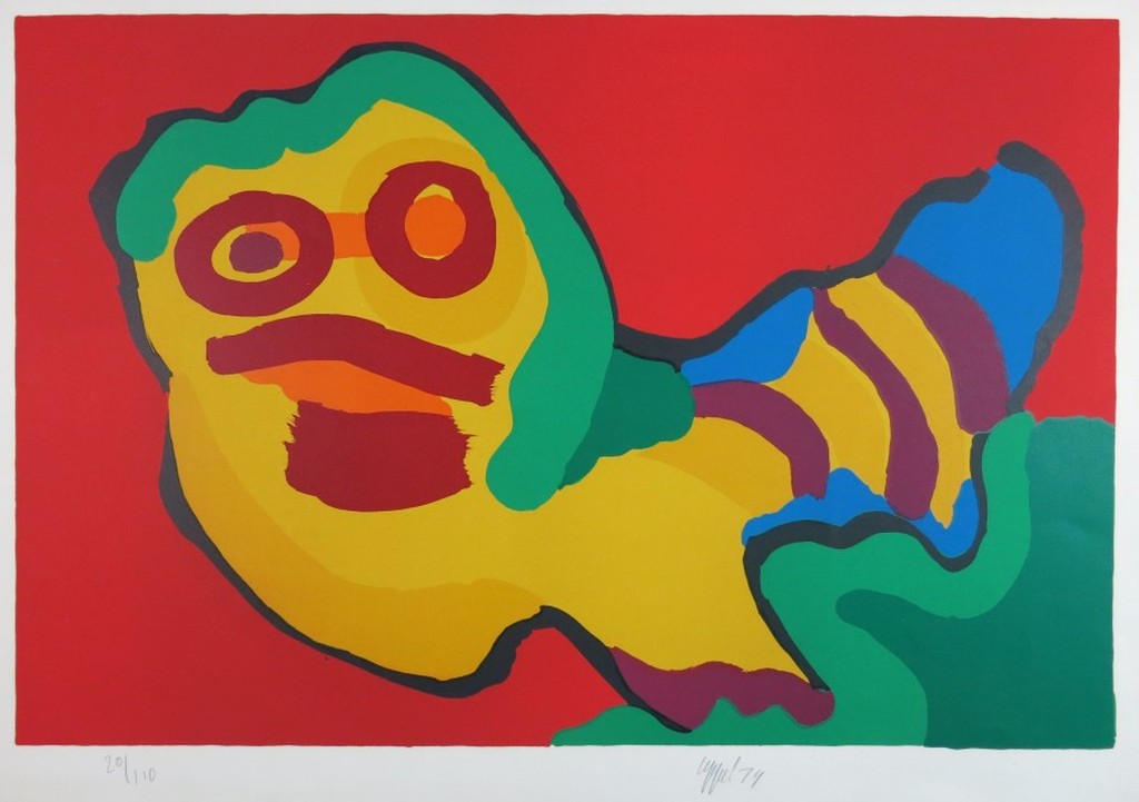 Karel Appel: Litho, Z.T. (groot) kopen? Bied vanaf 650!