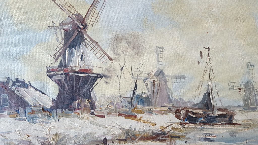 Jan Kelderman (1914-1990) - olie op doek, gesigneerd kopen? Bied vanaf 1!