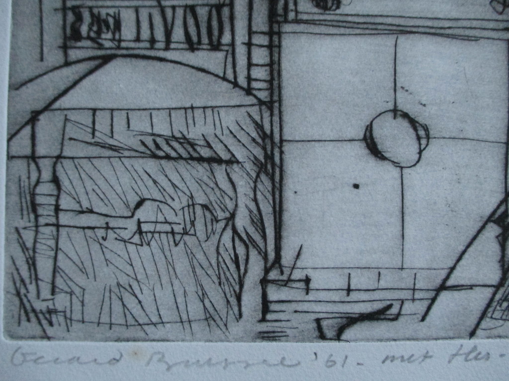 Gerard Brussee, ets  kopen? Bied vanaf 20!