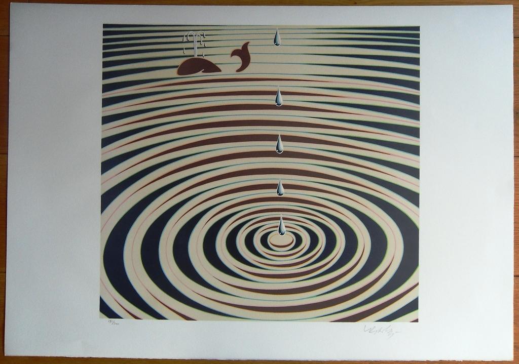 Vasarely: etude de mouvement (lithografie) kopen? Bied vanaf 230!