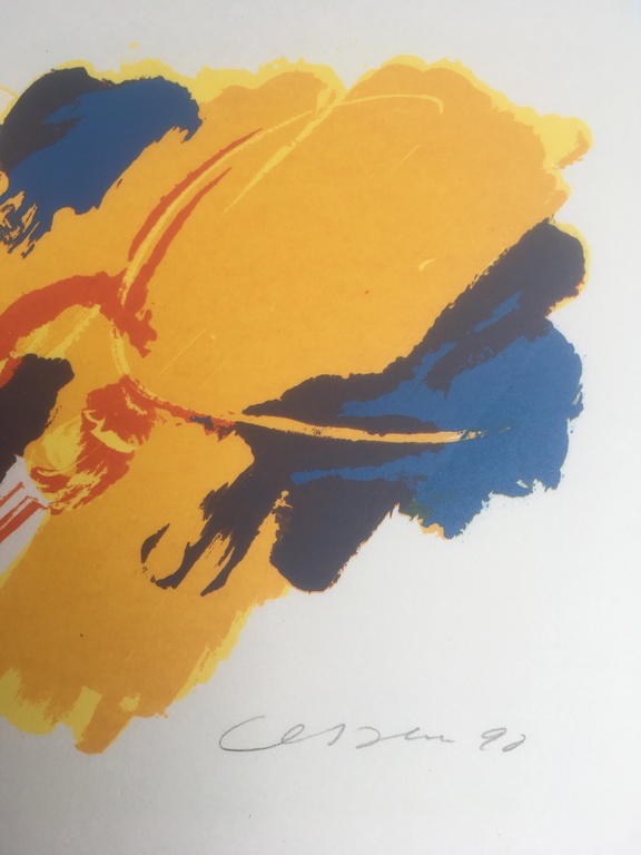 Henk van Vessem - zeefdruk - zonder titel. kopen? Bied vanaf 1!