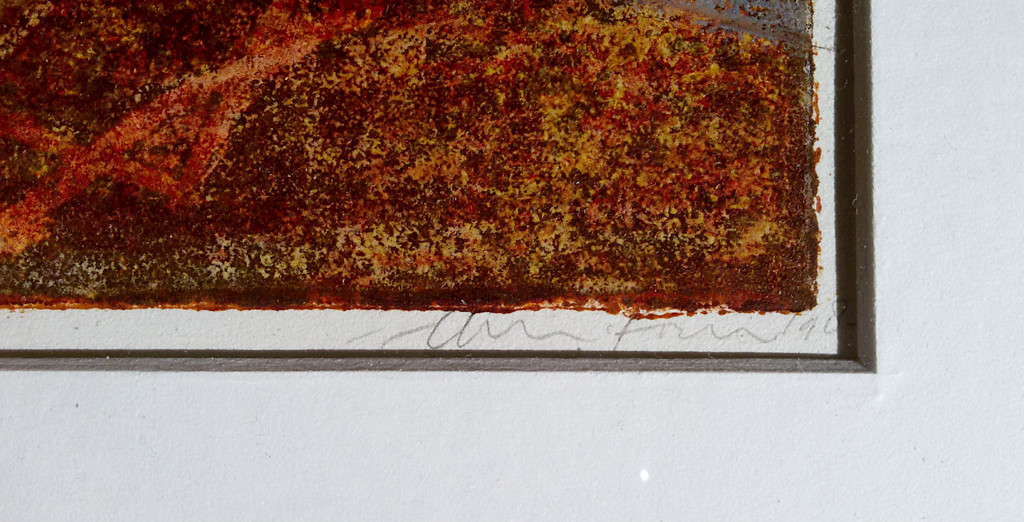 Thea Figee - Abstract, monotype (mooi ingelijst) kopen? Bied vanaf 45!