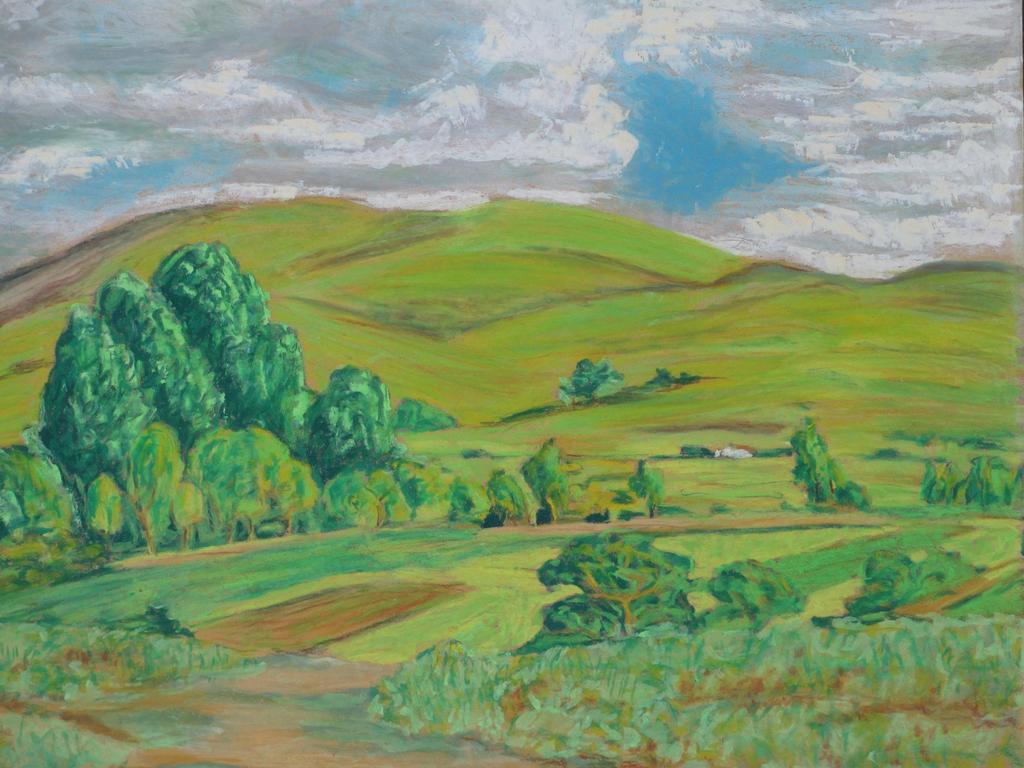 Jacob Hendrik Pierneef, Zuid-Afrikaans landschap, Gemengde techniek kopen? Bied vanaf 160!