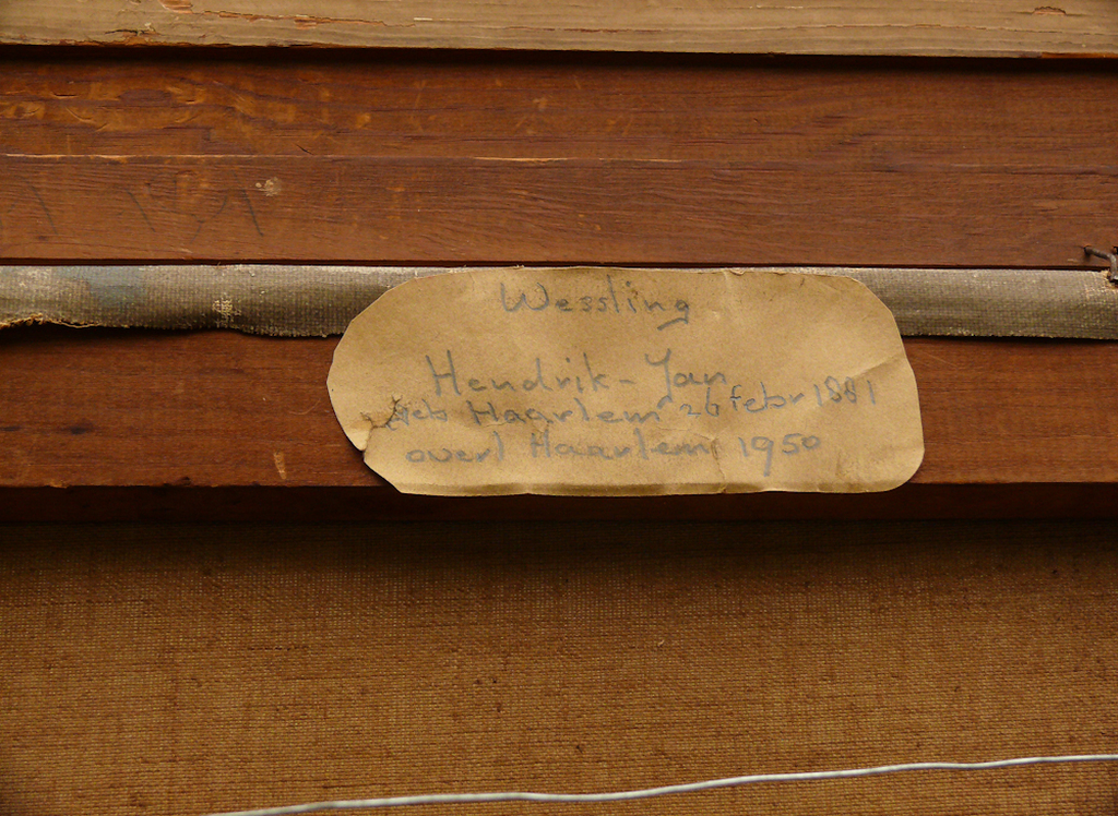 H.J. Wesseling, Olieverf op doek, Bootjes op meer kopen? Bied vanaf 350!