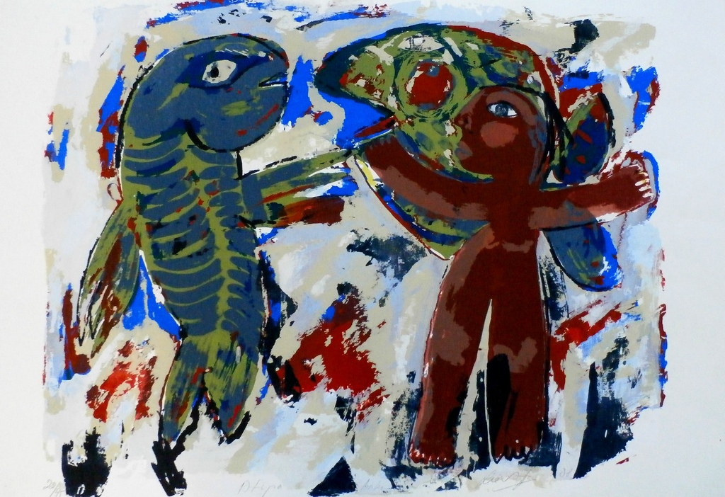 John Lie a Fo - zeefdruk: Atepa - 1988 verkocht voor € 45!