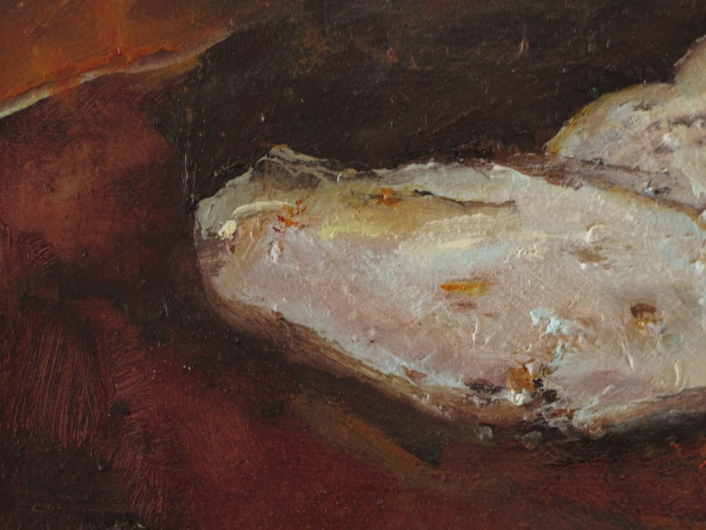 Ineke Van der Wal, 'Whilst I was sleeping' 11, 2013 olieverf op doek , 30x24cm kopen? Bied vanaf 30!