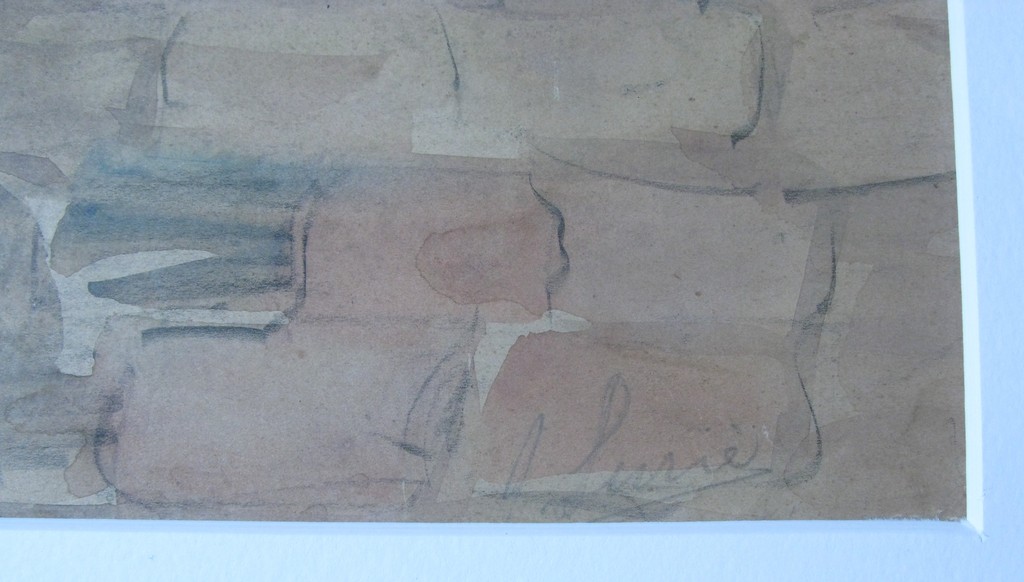Coba Surie ( Amsterdam 1879 ) Aquarel-tekening, interieur van een kelder. kopen? Bied vanaf 1!