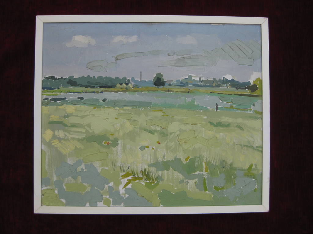 Frans Clement: Olieverf, Landschap verkocht voor € 245!