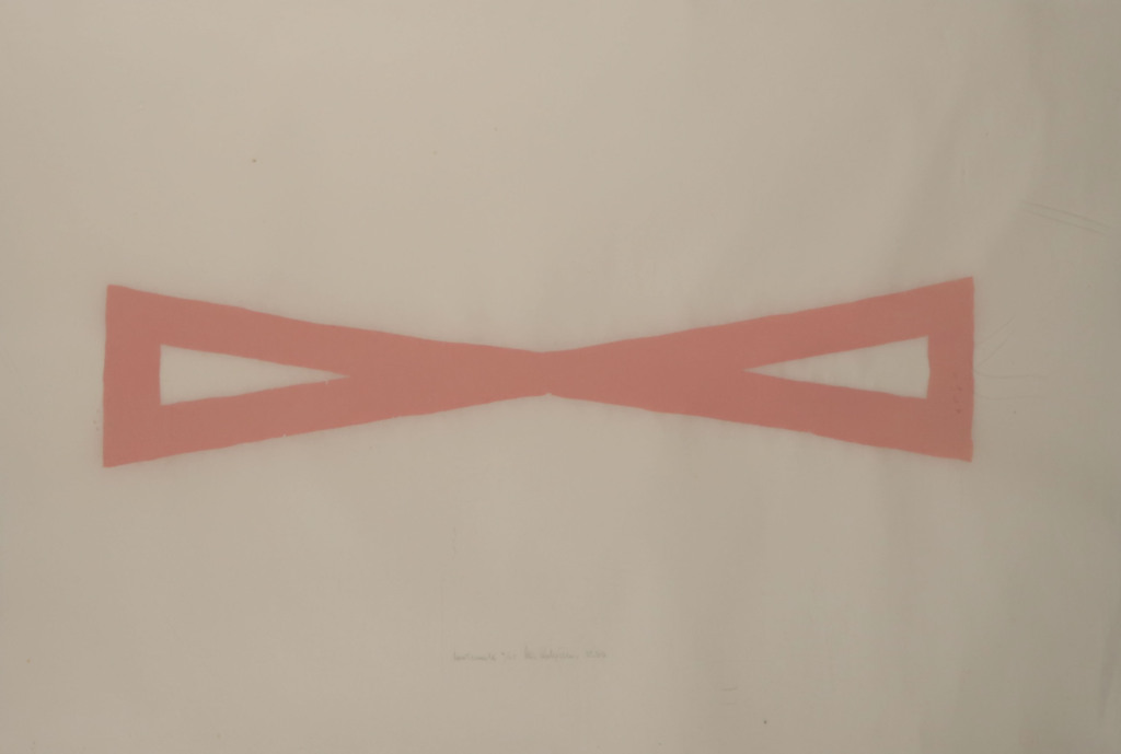 Cees Andriessen: Houtsnede op Rijstpapier, Z.T. - Ingelijst verkocht voor € 50!