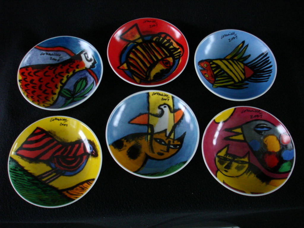 CORNEILLE - keramiek - 6 verschillende schaaltjes kopen? Bied vanaf 30!