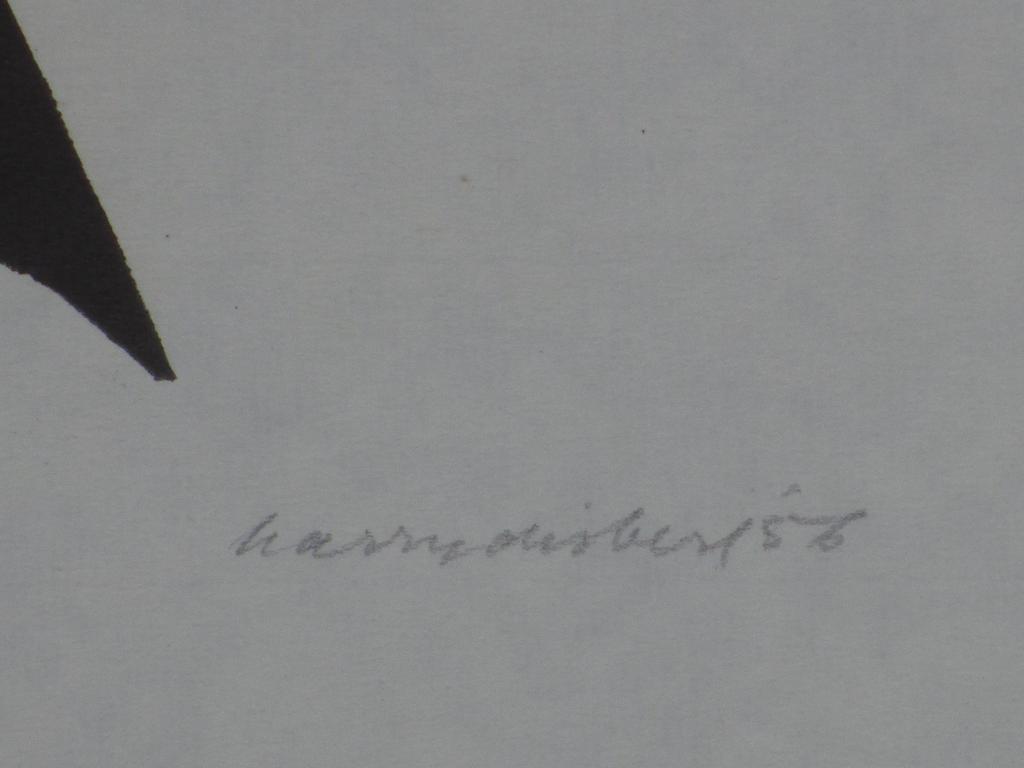 Harry Disberg, Vleermuis, Houtsnede 1956 kopen? Bied vanaf 75!