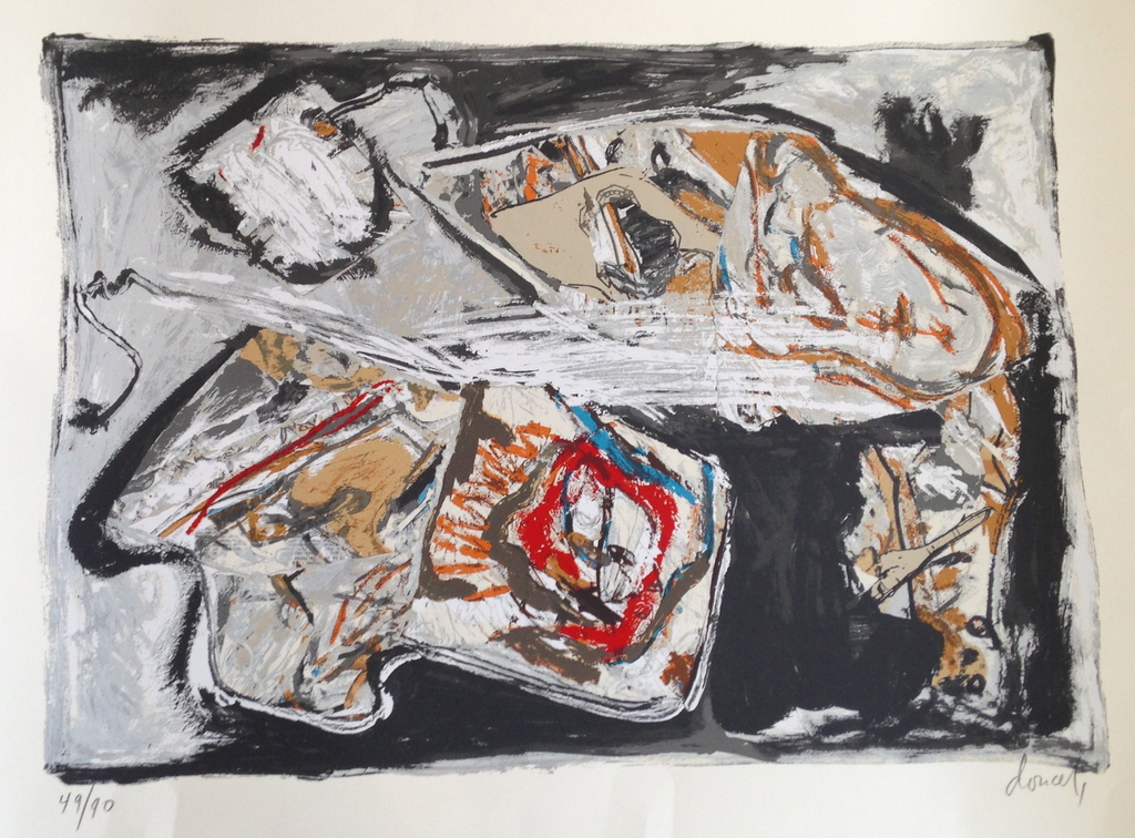 Jacques Doucet. Zeefdruk. Zonder titel. verkocht voor € 350!