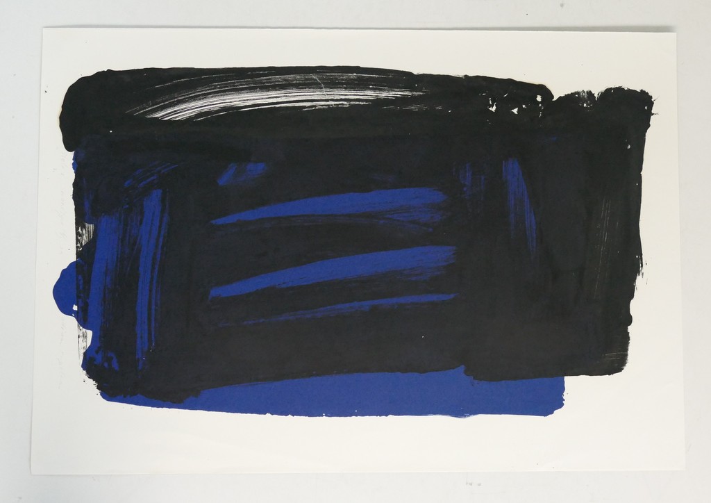   Adine Engelman - Abstracte compositie - Monotype kopen? Bied vanaf 75!