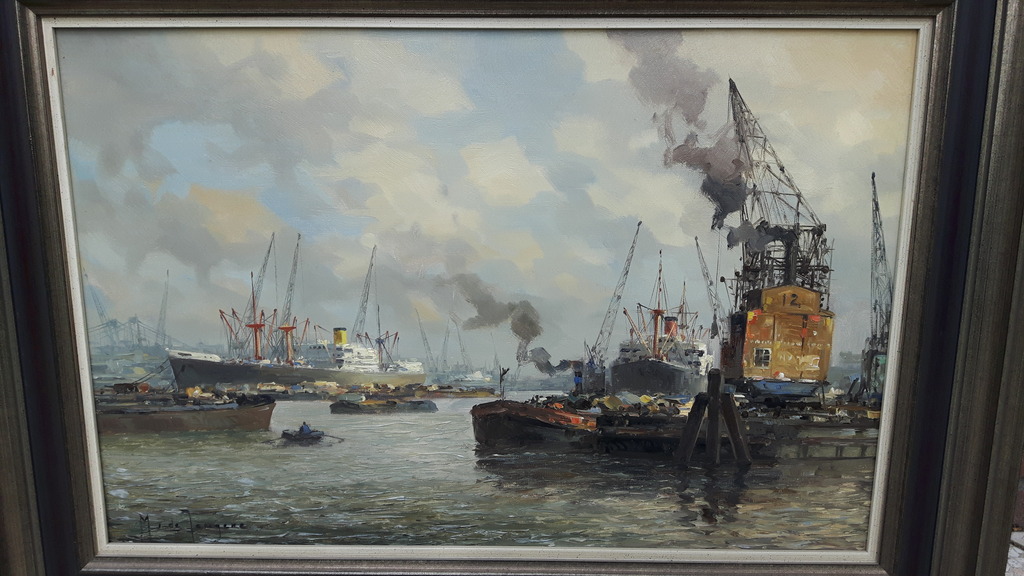 Havengezicht, Marinus de Jongere kopen? Bied vanaf 1750!