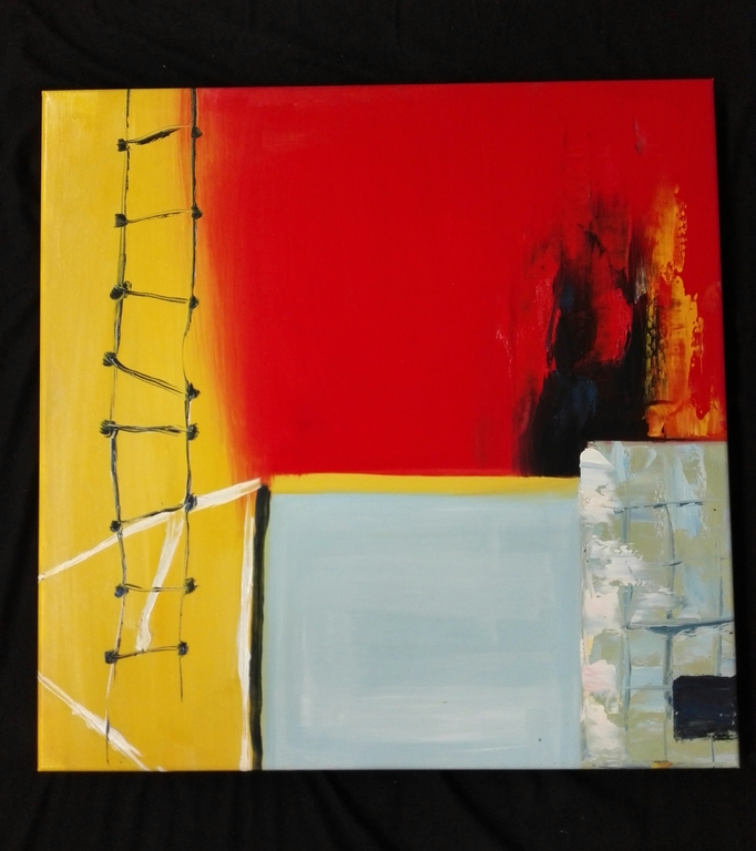 Han Teng, origineel op linnen verkocht voor € 50!