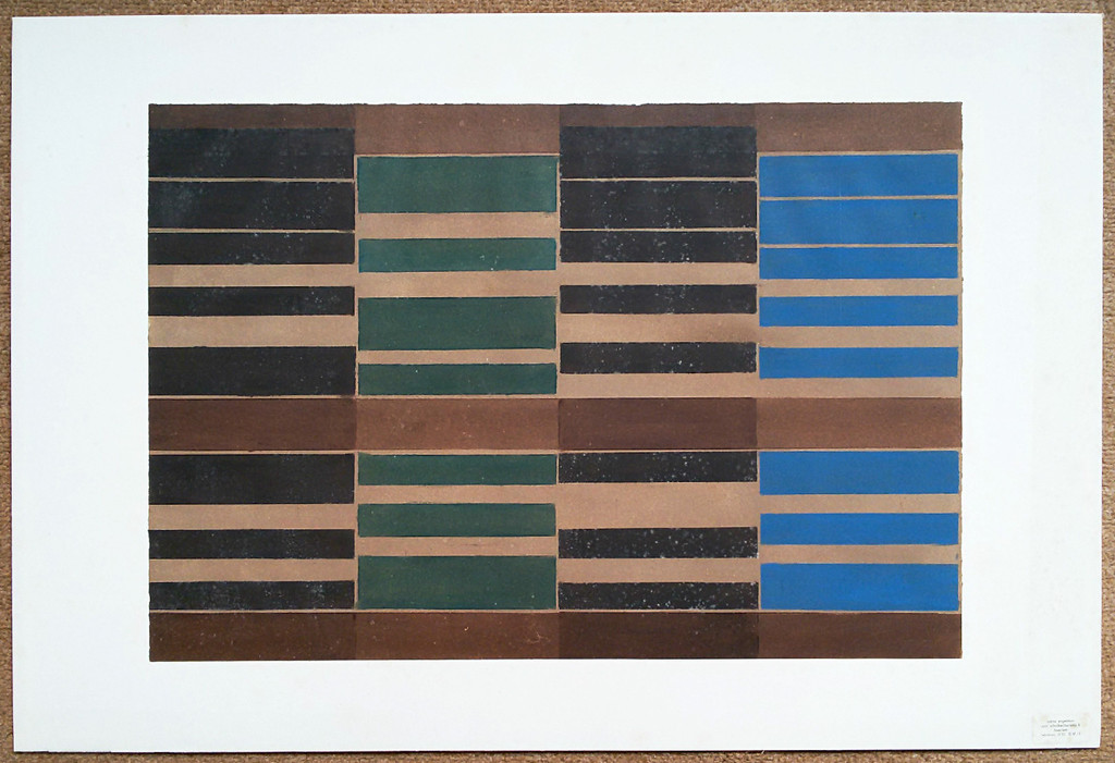 Adriaan Engelman - Geometrisch abstracte compositie, monotype kopen? Bied vanaf 50!