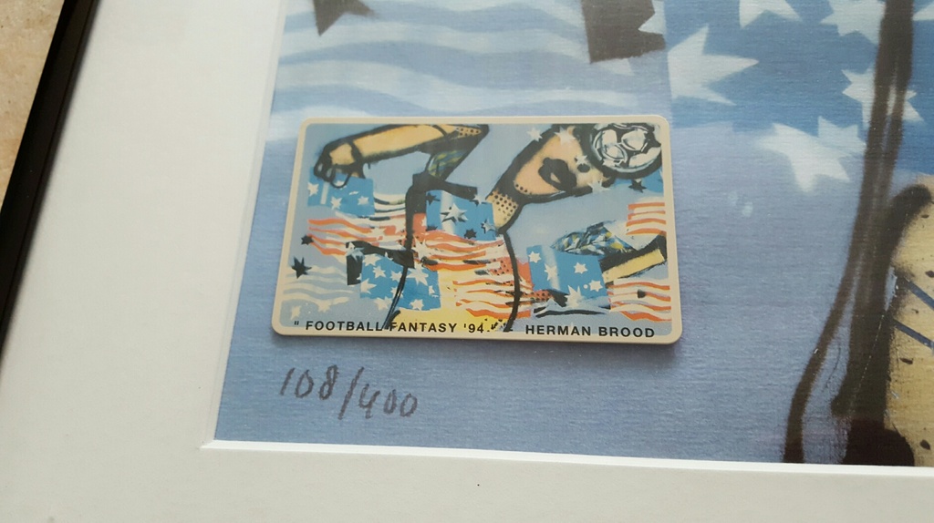 Herman Brood: zeefdruk, Football Fantasy kopen? Bied vanaf 200!