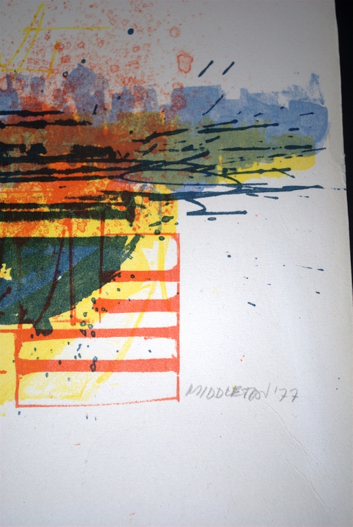 SAM MIDDLETON (1927-2015) ZEEFDRUK UIT 1977 - OPLAGE 70 EX. kopen? Bied vanaf 55!