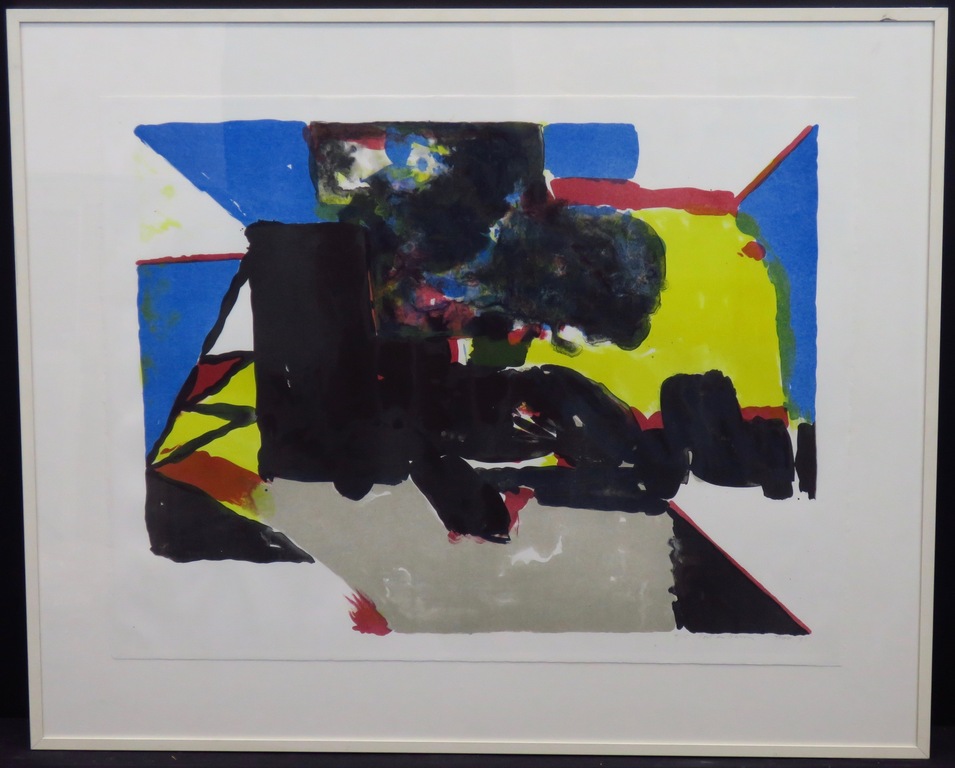 Theo Elfrink: Litho, Port en Bessin -Ingelijst kopen? Bied vanaf 1!