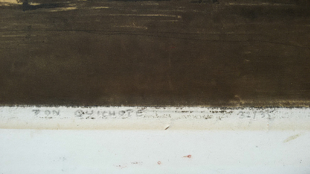 Ru van Rossem - Don Quichote, aquatint ets met reliëfdruk kopen? Bied vanaf 175!