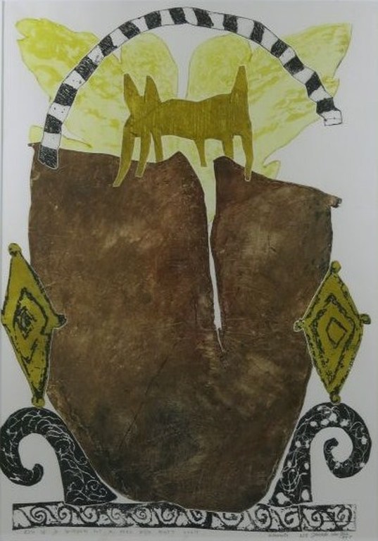 Janneke van Dijk: Kleurenets, Kon ik je wiegen - Ingelijst kopen? Bied vanaf 70!