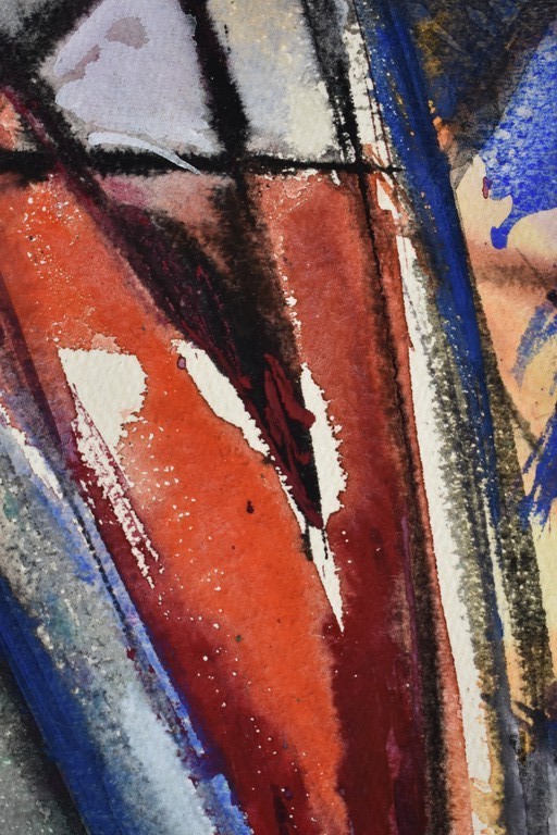 Johannes Jacobus van OOST (Rotterdam 1917-Rotterdam 1975), Aquarel, ABSTRACT kopen? Bied vanaf 1!