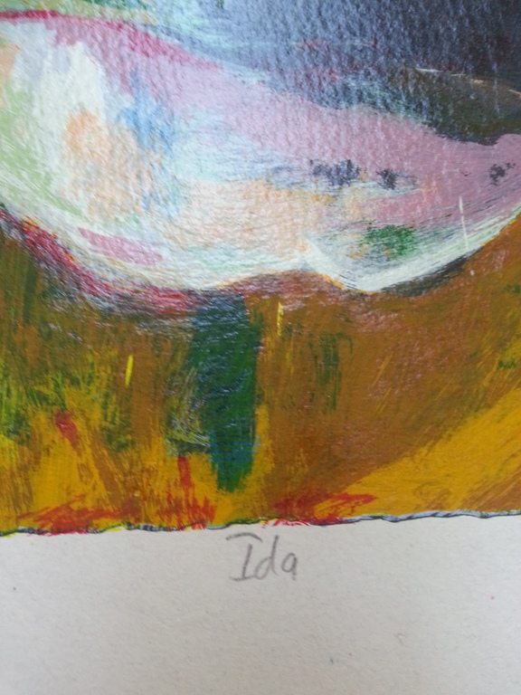 Theo Onnes, zeefdruk op handgeschept papier, titel; " Ida " kopen? Bied vanaf 50!