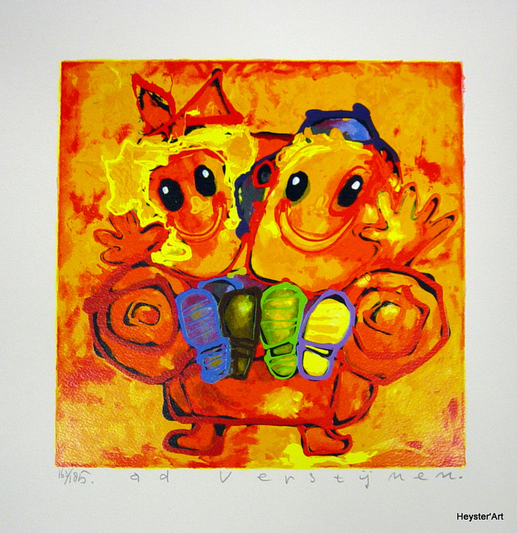 Ad Verstijnen - Bankstelletje - zeefdruk kopen? Bied vanaf 54!