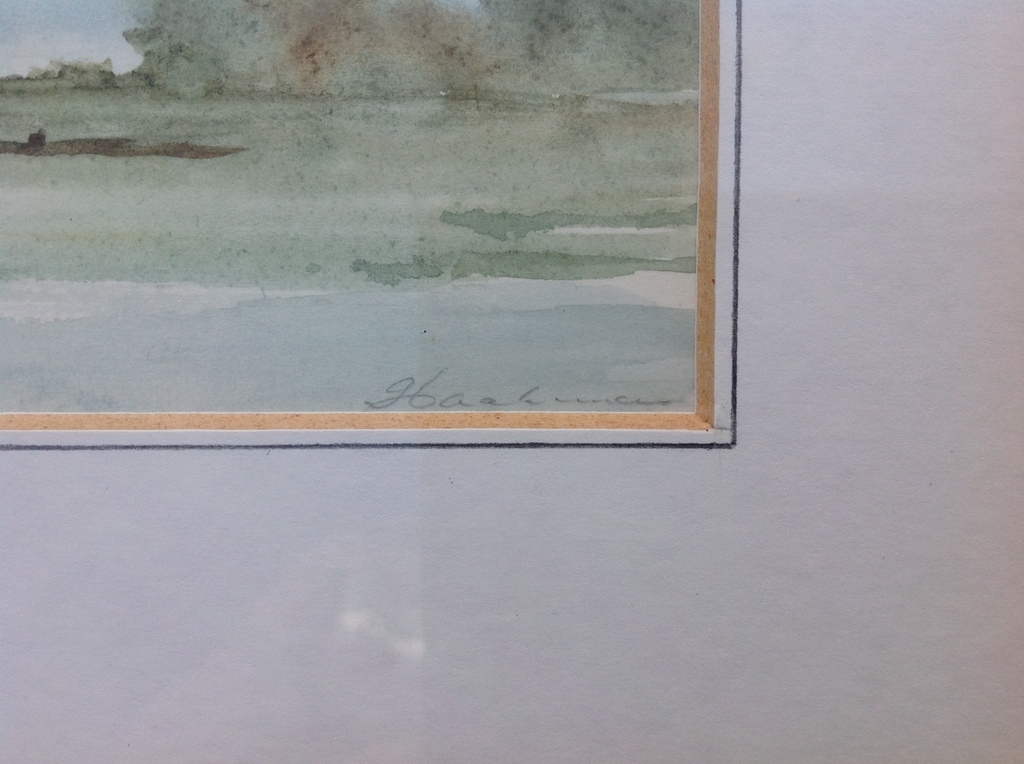 Dick Haakman: aquarel kopen? Bied vanaf 25!