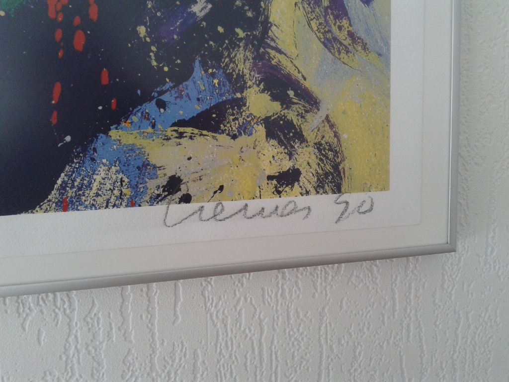 Jan Cremer: ARA , 1990, kleurenlitho (ingelijst) kopen? Bied vanaf 250!