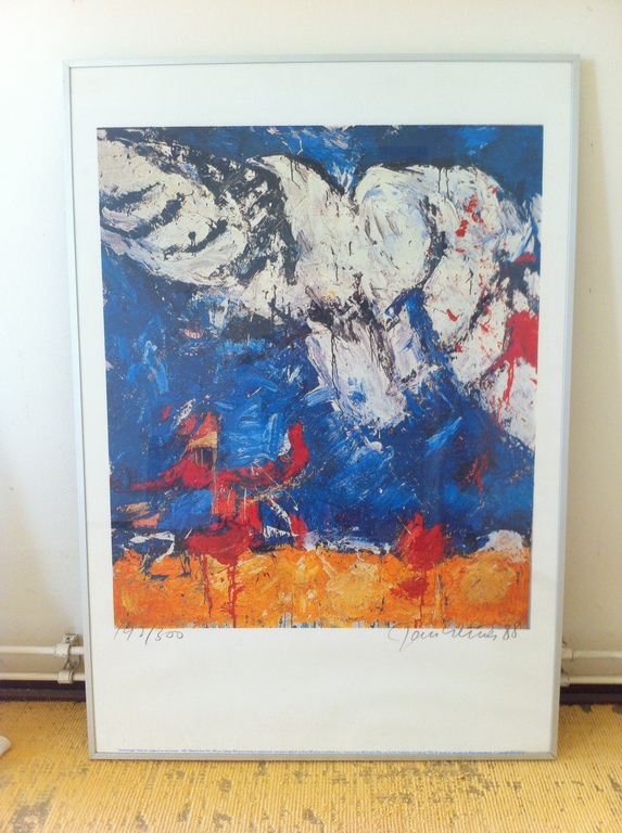 Jan Cremer "Hunted Eagle" 1987 Zeefdruk nr.142/300 kopen? Bied vanaf 100!