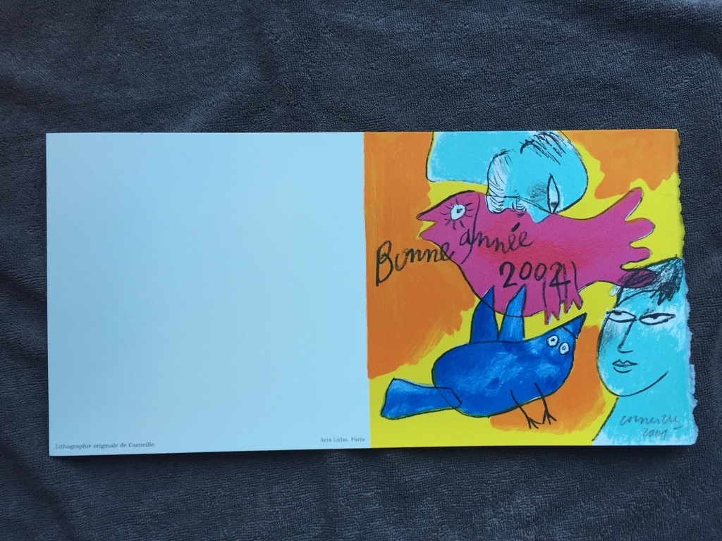 CORNEILLE zeefdruk/Litho 2002 kerstkaart kopen? Bied vanaf 35!