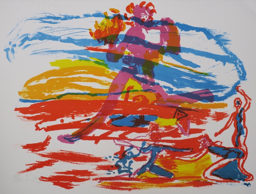 Pieter Defesche: Litho, Hemelse en Aardse liefde verkocht voor € 35!