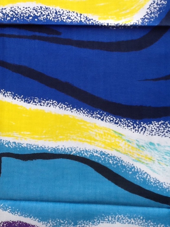 Gustave Singier, zeefdruk op katoenzijde Sjaal /kleed kopen? Bied vanaf 20!