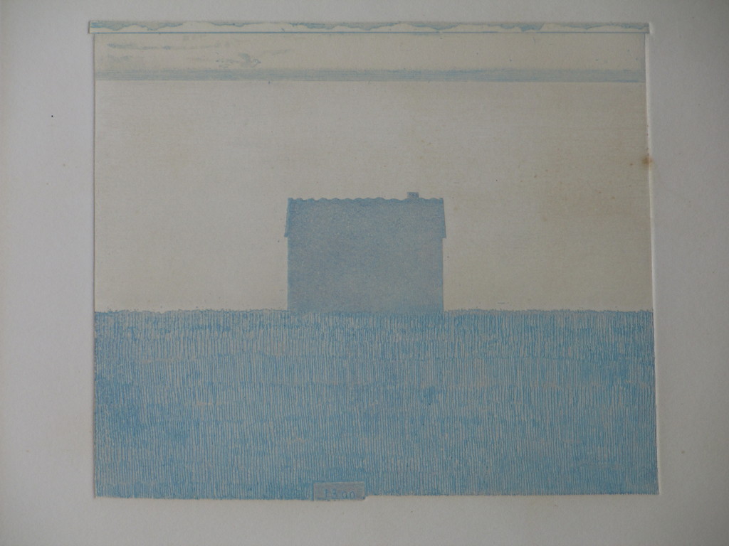 Eduard Flor, Groen huis 13.00 uur, Kleurets verkocht voor € 35!