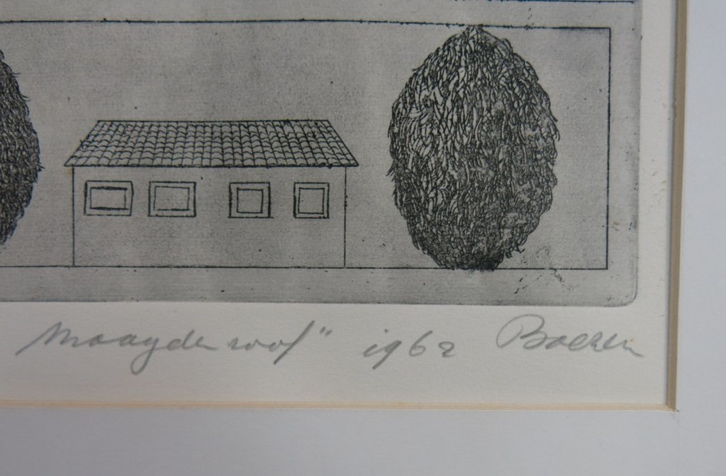 Marinus Boezem: Ets en aquatint, Vestaalse Maagdenroof  kopen? Bied vanaf 1!