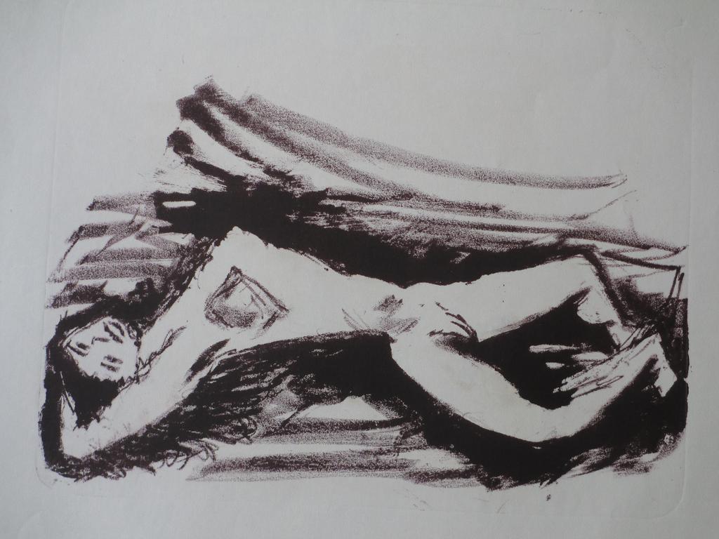 Wally Elenbaas, Liggend naakt, Ets kopen? Bied vanaf 1!