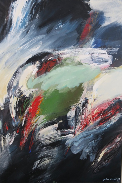 Peter Meijer: Olieverf op doek, Suzholl - Ingelijst (Groot) kopen? Bied vanaf 300!