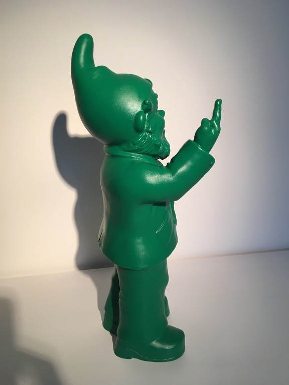 Ottmar Hörl, sculptuur fuck you kabouter  kopen? Bied vanaf 65!