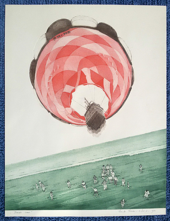 Leentje Linders - Double view, aquatint ets met reliëfdruk kopen? Bied vanaf 50!