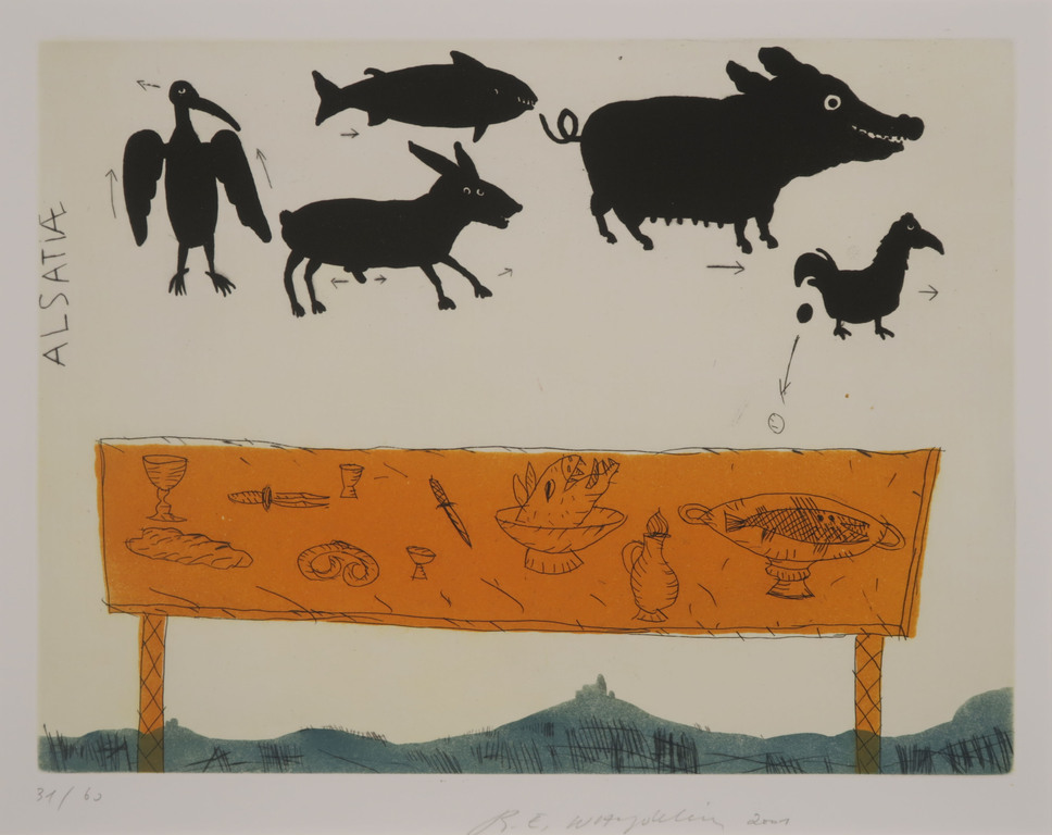 Raymond Waydelich: Ets en Aquatint, Alsatia verkocht voor € 40!