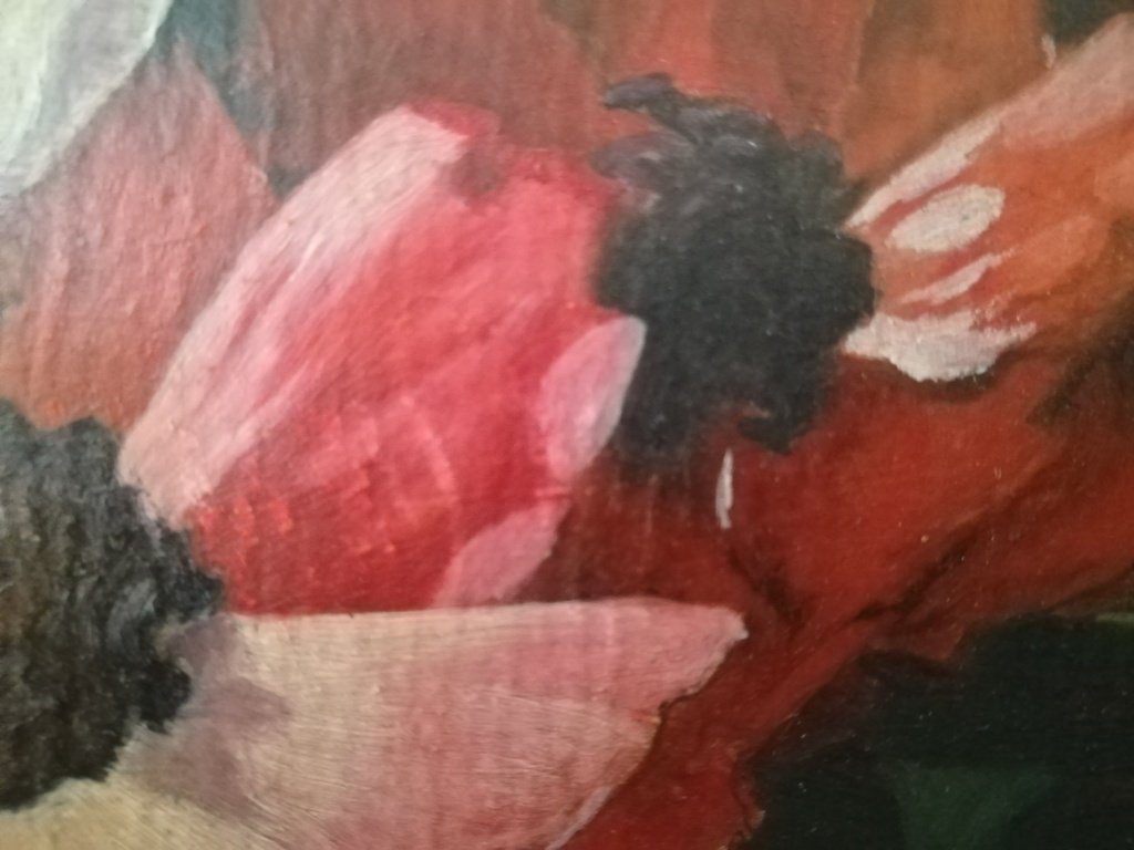 onbekend kunstenaar - olieverf op paneel - stilleven met kruik en bloemen kopen? Bied vanaf 1!