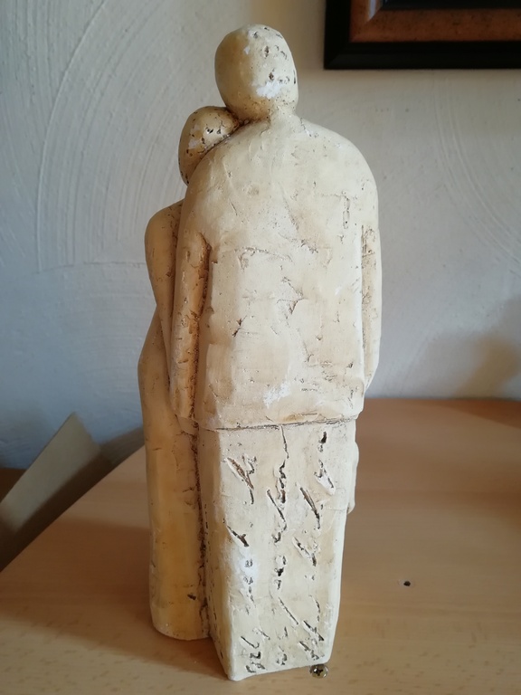 onbekend kunstenaar - beeld in keramiek - gelukkige familie kopen? Bied vanaf 1!