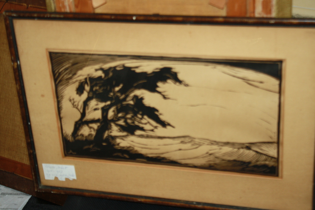 ART DECO HOUTSNEDE DUINEN JAREN 30 door DESIRË ACHET 1905-1987 kopen? Bied vanaf 1!